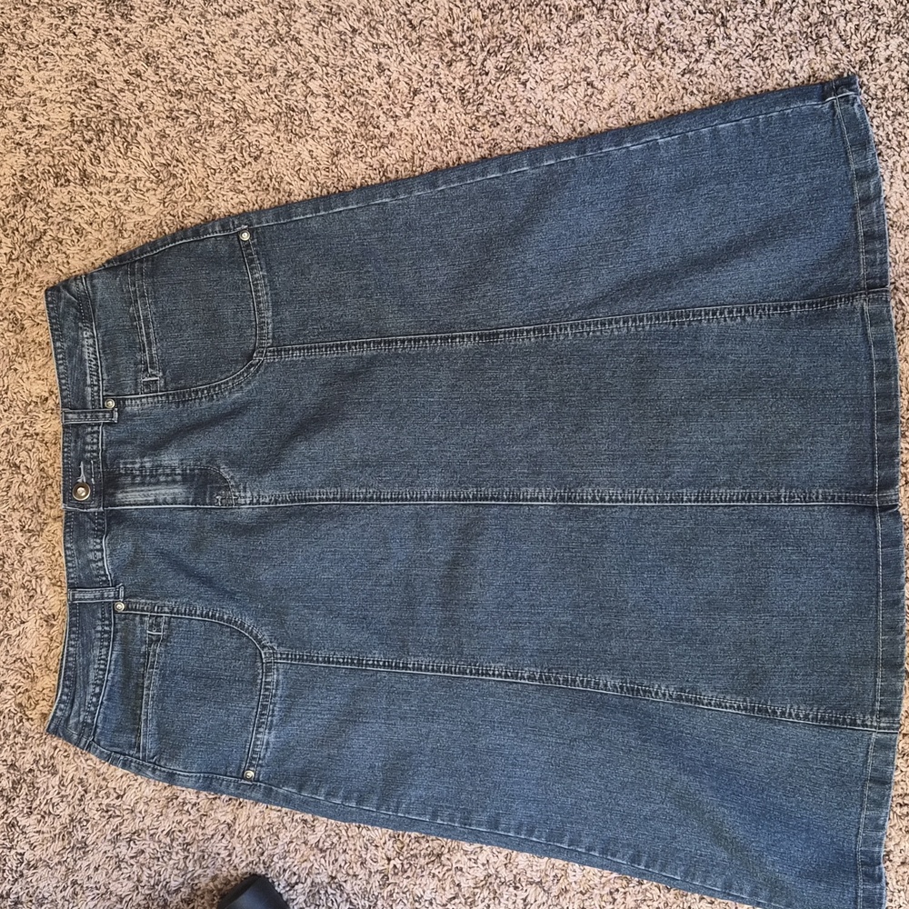 Blue Denim Skirt